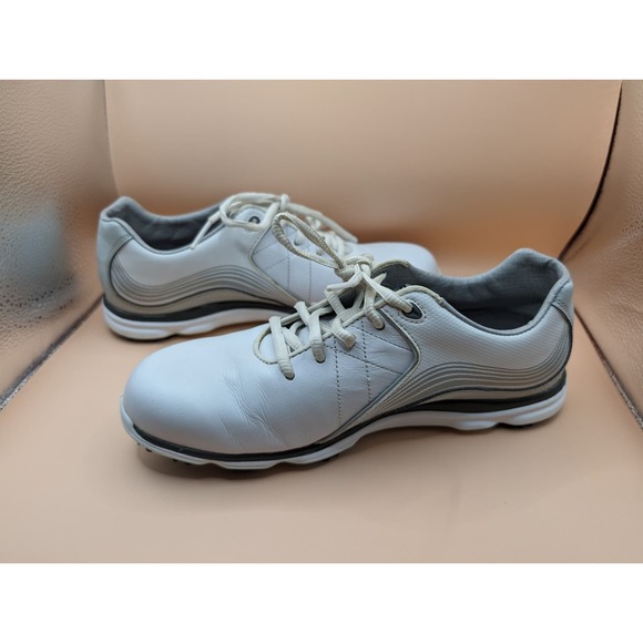 FootJoy Pro SL Golf Shoes Mens Size US 7 White/Grey - Picture 2 of 6
